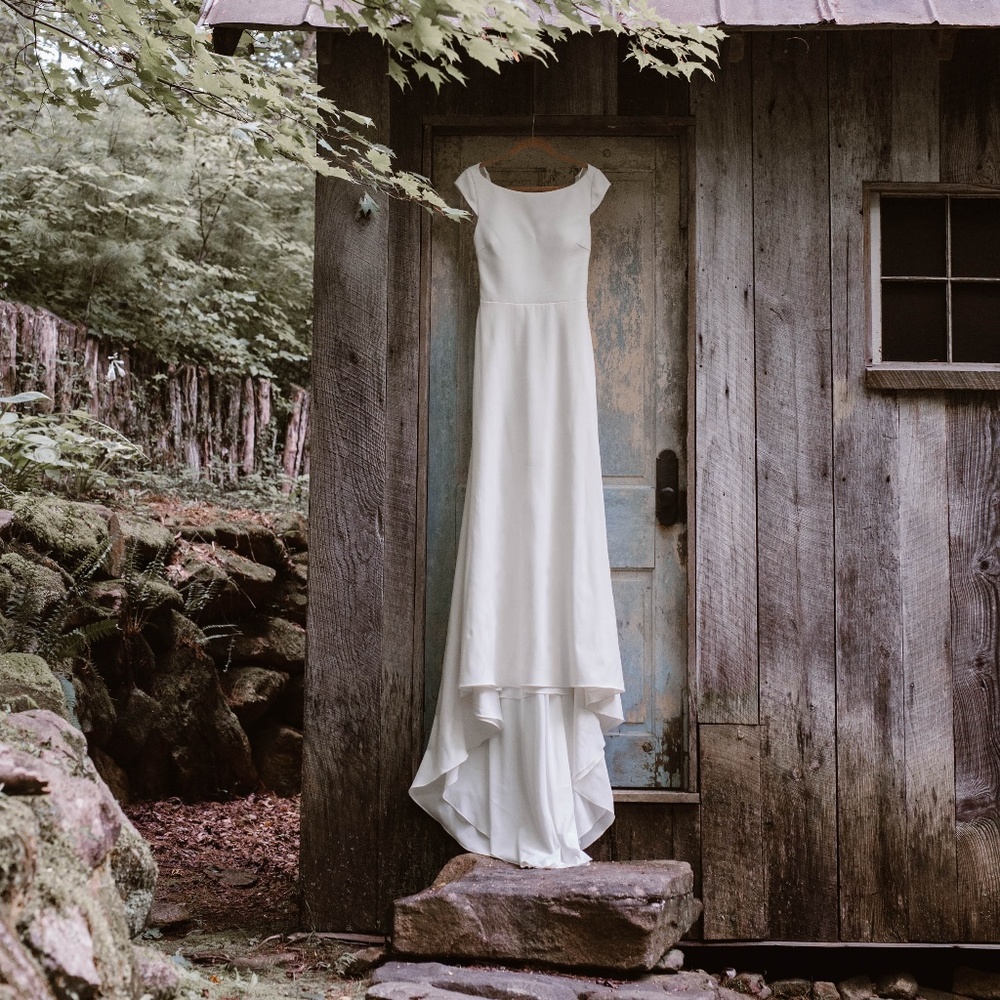 Anne Barge Blue Willow Cara Wedding Dress Size 10